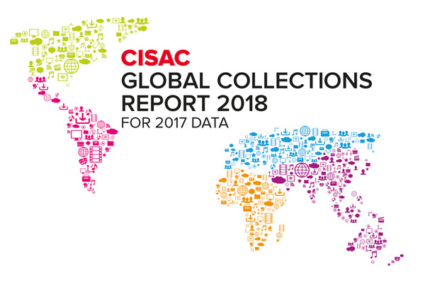 Raport CISAC: wzrost inkasa o 6,0% w 2017 roku